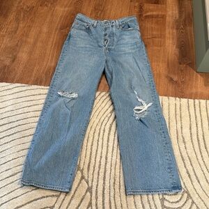 Levi’s ribcage straight ankle